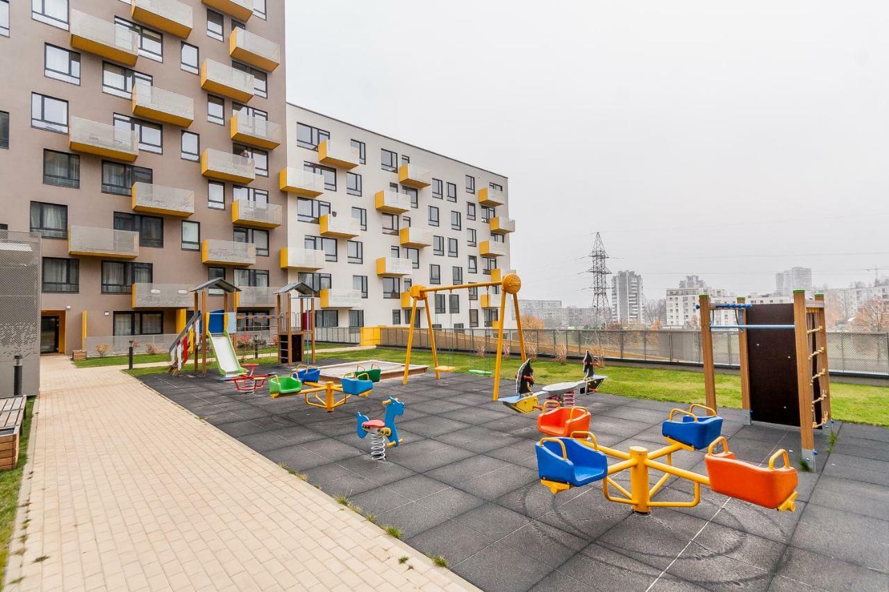 Apartments Vilnius 1 Near Center With A Roof Terrace And Parking Eksteriør bilde